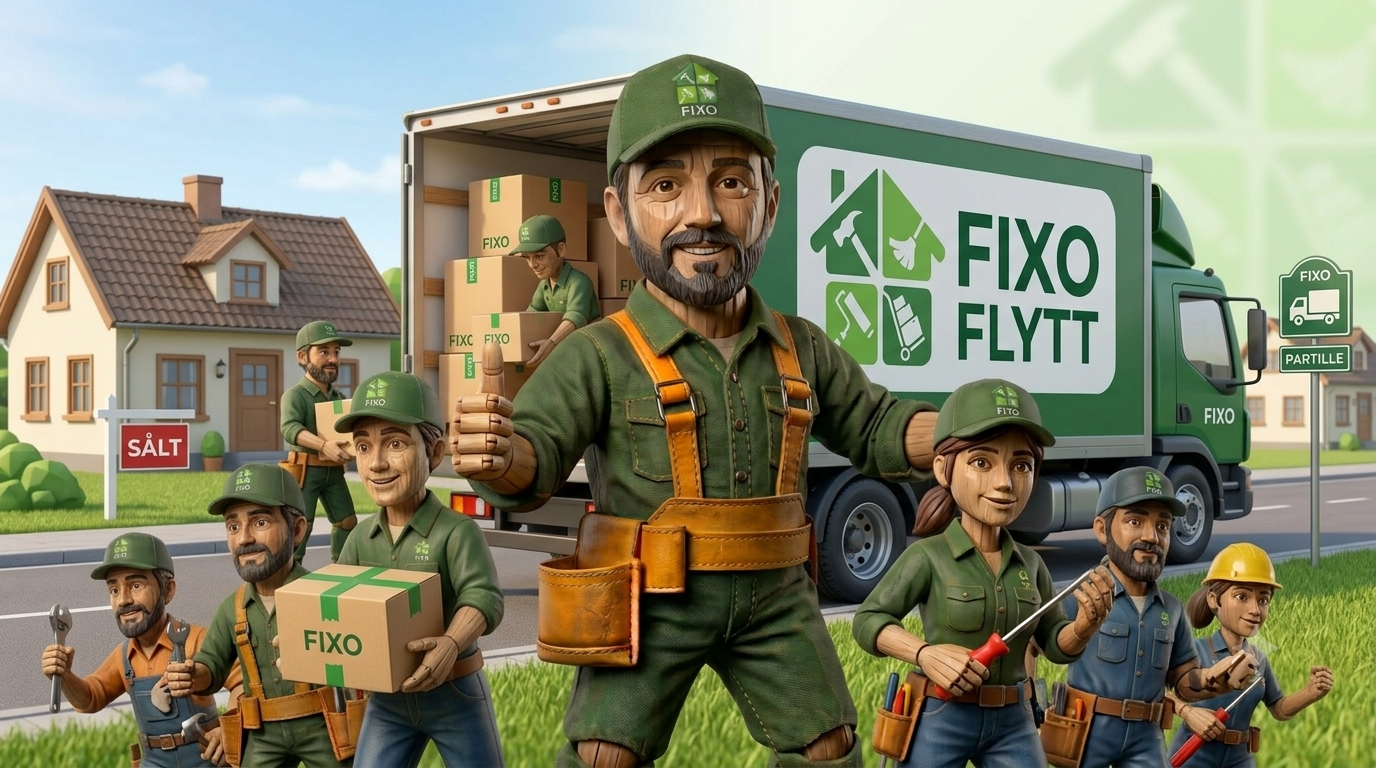 hitta flyttfirma via Fixo-appen